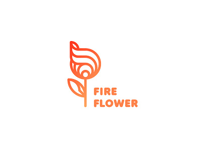 Fire Flower Logo - Day 64