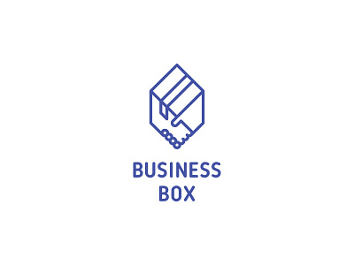 Business Box Logo - Day 65 arm box business courier deal delivery hand handshake last spark location logistics logo logos move one day one logo partner partnership premise real estate relocation transportations