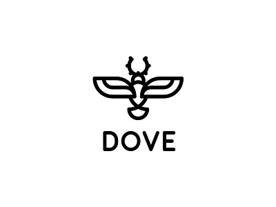 Dove Logo - Day 86 agency bird branch dove email event funeral last spark line logo mail marriage message monochrome olive one day one logo outline party peace wedding