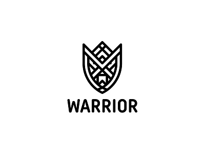 Warrior Logo Day 96 By Last Spark On Dribbble