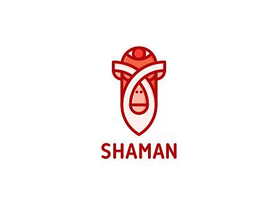 Shaman Logo - Day 100 🎉 animal animals beard chakra ethnic eye illustration last spark logo logos mascot meditation monkey mystic one day one logo relax shaman tattoo wizard yoga