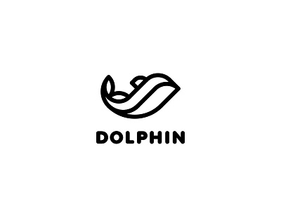 Dolphin Logo - Day 112 aquapark dolphin fish fun journey last spark lines logo logos ocean one day one logo outline pool sea shark swim swimming travel water whale
