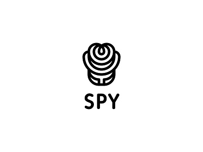 Spy Logo - Day 125 agent bandit brand coat detective for sale hacker hat last spark mafia mafioso man mark one day one logo people scout search secrecy spy stealth