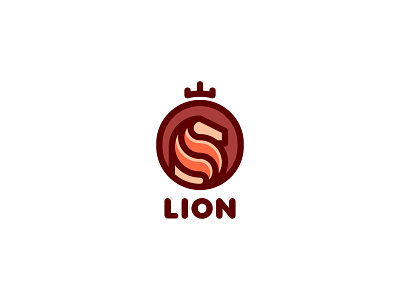 Lion Logo animal brand crown head king lastspark law leader lion logo logos monochrome outline pride protection security service victory winner