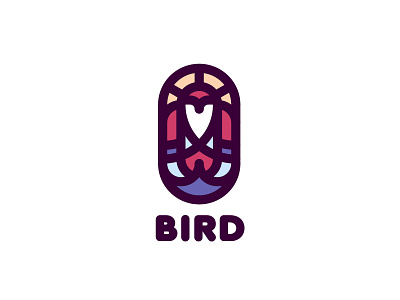 Brid Logo bird brand branding flight illustration label lastspark line logo logotype mark ocean outline sea sky sun water wing wings
