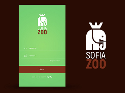 Login Screen app login mobile zoo