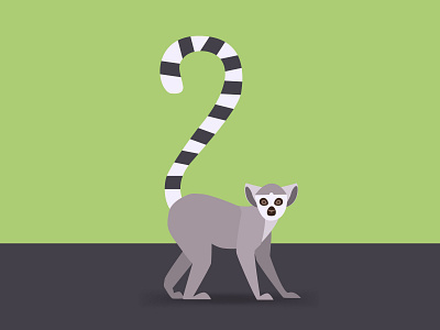 Lemur art illustration lemur vector