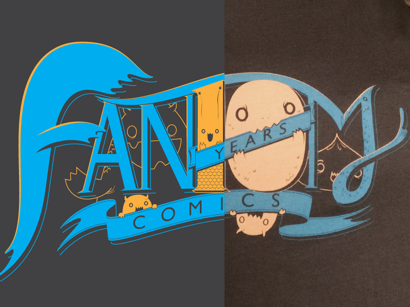 Fantom Comics 10th Anniversary Shirt cute monsters shirt comics