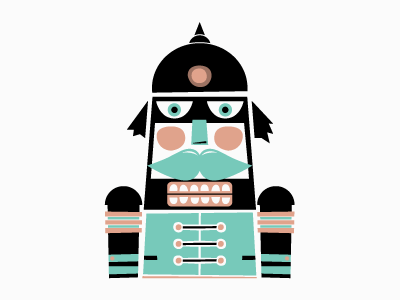 Mr Pickel character design illustration