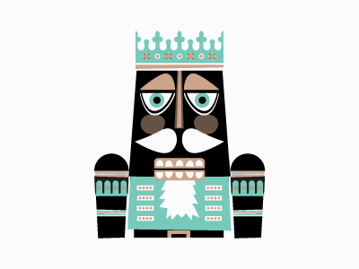 Mr Nutcracker character design illustration