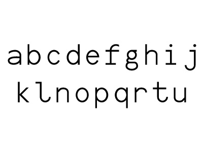Typeface WIP