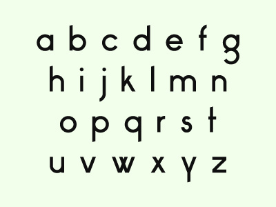 Modular alphabet bold design geometric lettering type typography