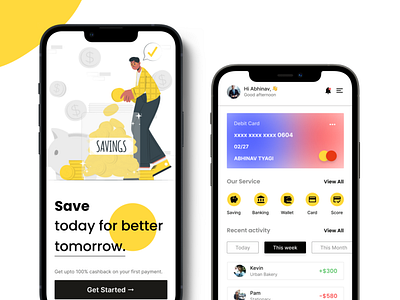 FinTech Mobile App- UI/UX Design