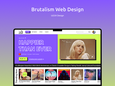 Brutalism Web Design branding brutalism design typography ui ux web design web page