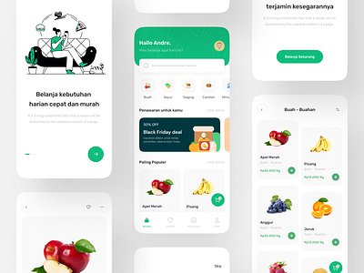 Grocery App app appmobile design mobile ui uiux ux