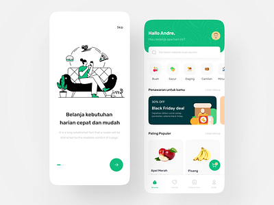 Grocery App app appmobile design mobile ui uiux ux