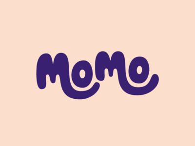 Momo - Whimsical Smartphone Accessories 70s brand identity branding custom handdrawn icon identity illustration lettering line logo pattern type typography