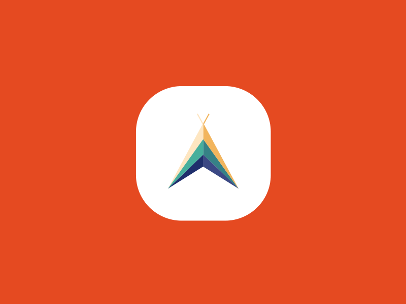 Tepee App app icon indian ios teepee tepee tipi