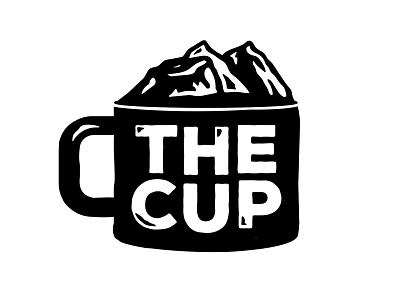 Mountains in a Cup boulder cappuccino coffee colorado cup logo mountain mug