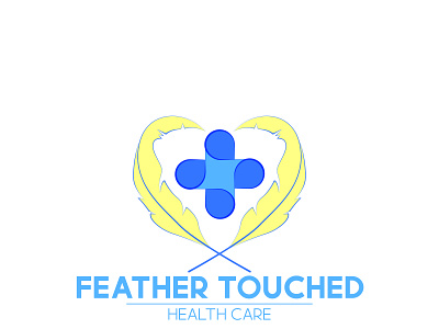 Feather Touched: Health Care Logo brand brand identity branding design graphic design illustration logo logo design vector