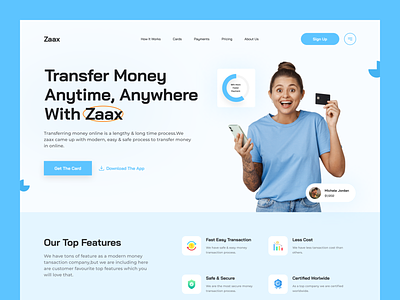 Zaax - Online Money Transfer Website
