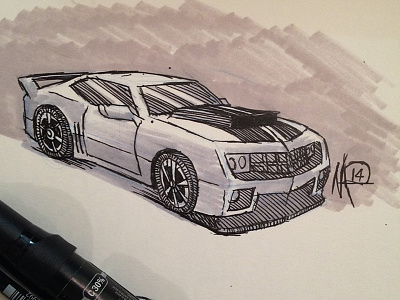 Feelin' a little Camaro illustration inktober