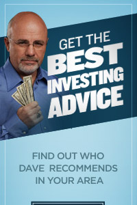 Dave Ramsey Investing Advice Ad ad design layout web