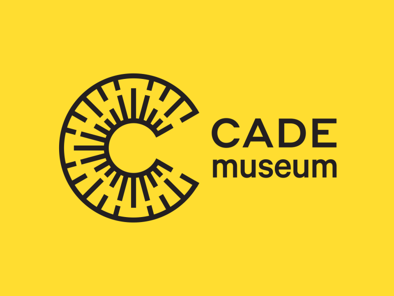 Cade Museum – Logo Animation branding c invention logo museum oculus spark sunny yellow