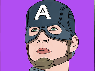 Captain America art design graphic design illustration ui vector