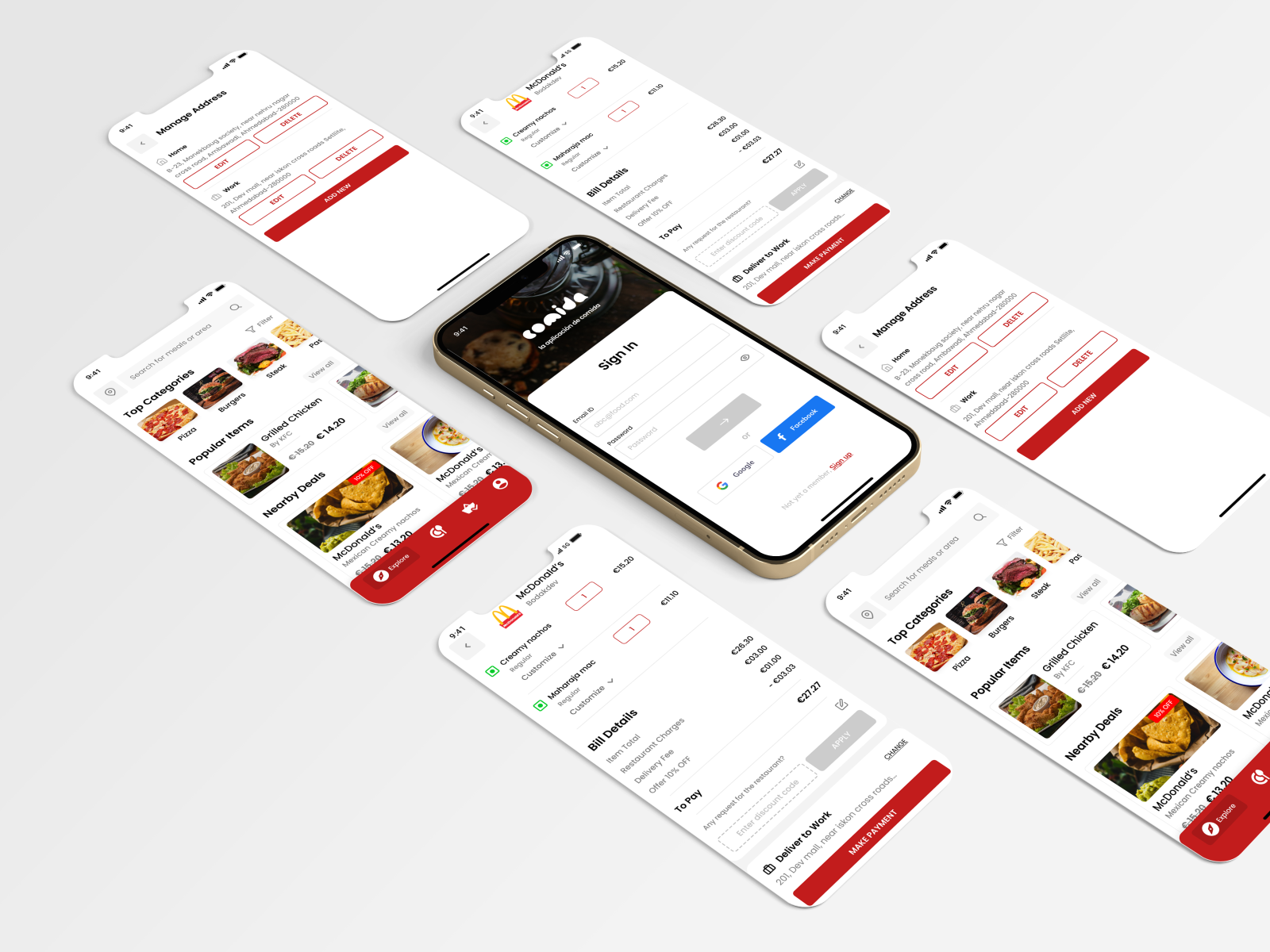 APP UI by kritik bhatia on Dribbble