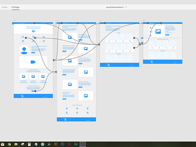 Adobe XD - Wireframe Prototype