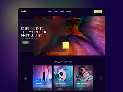 NFT Landing page