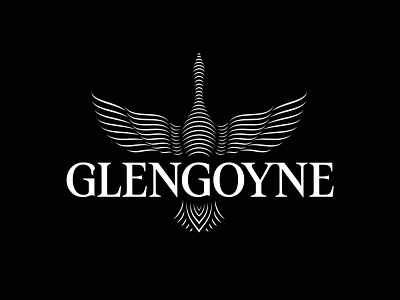Glengoyne Logo branding crafted graphic design lettering logo logomark logotype mark vector whiskey whisky