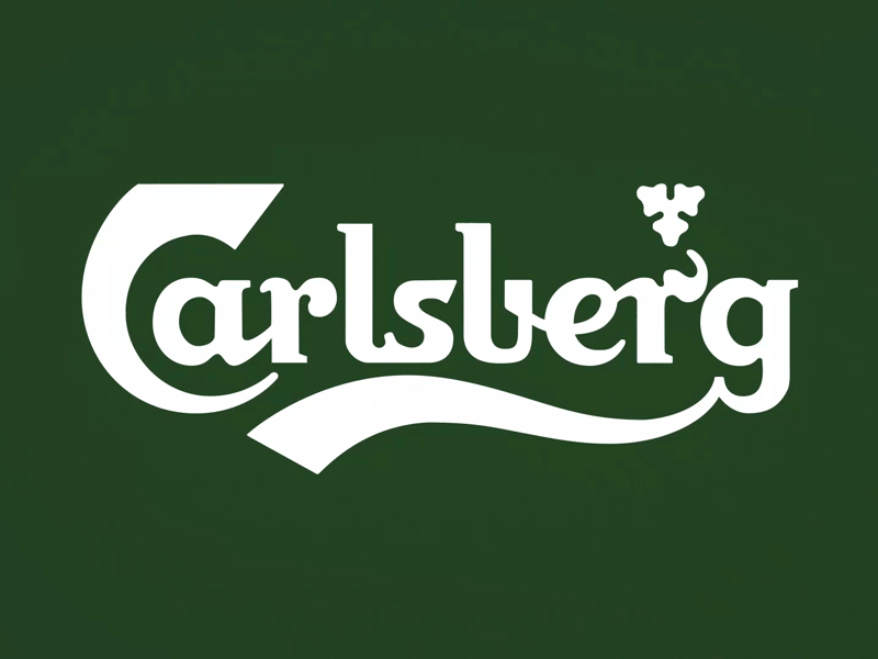 Carlsberg Rebrand – Logo transformation brand and identity branding icon lettering logo logotype type typography