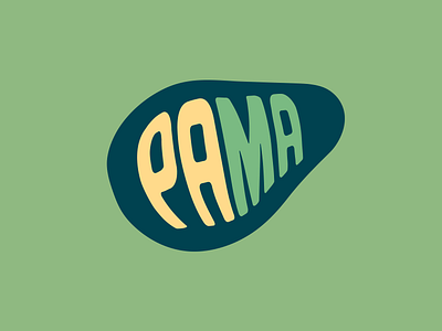 Brand identity for PAMA real and healthy food branding design logo