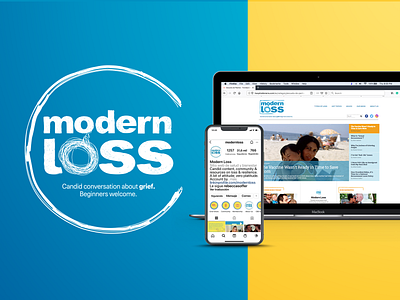 Logo design - Modern Loss. Health and wellness.