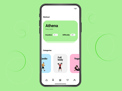 Fitness App app apple health design fitness graphic design health landing page mobile app samsung health ui ux