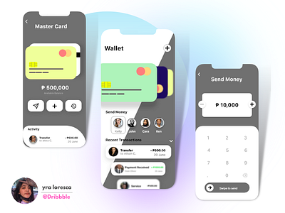 E-wallet Mobile UI App app design ui ux