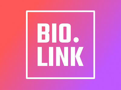 Bio.link Logomark bio link branding link in bio logo