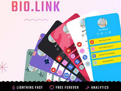Claim your bio.link bio link design link in bio logo ui