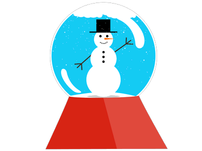 Snowglobe Small animation holiday inagiy y loop snowglobe snowman stock gifs