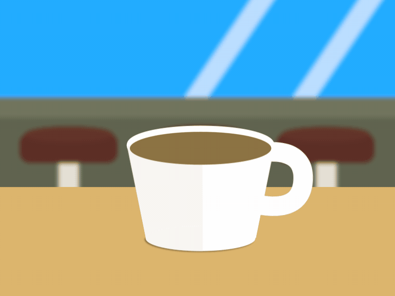 Coffee 2d animation coffee gif inagif y loop shop sugar