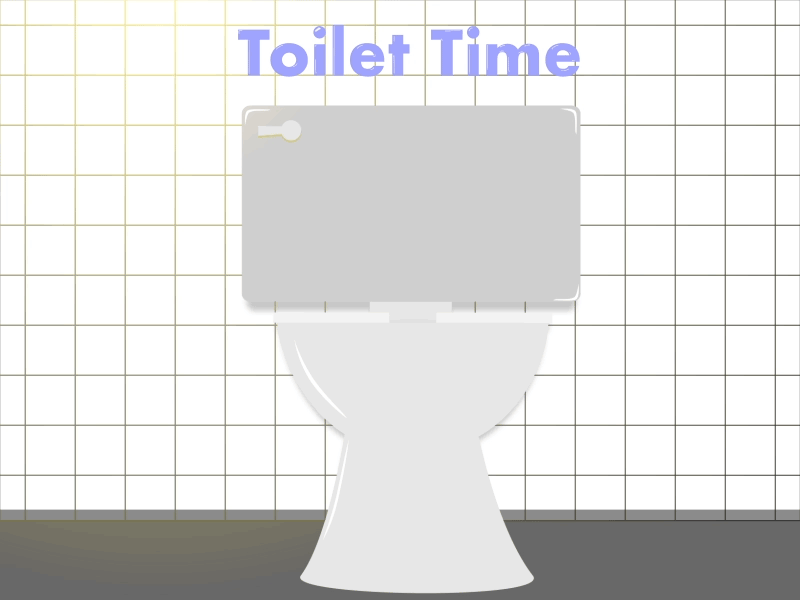Toilet Time bathroom pee restroom splash time toilet water