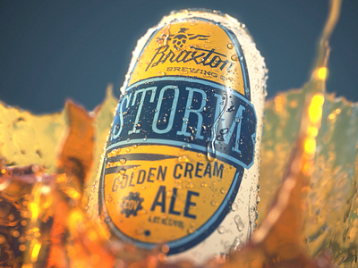 Braxton Storm 3d animation beer braxton can covington octane render