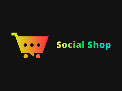 Social Shop Logo Design app branding design icon illustration logo typography ui ux vector