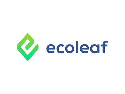 ecoleaf logo design app branding design icon illustration logo typography ui ux vector