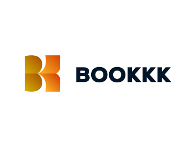 Letter BK BOOKKK Logo Design