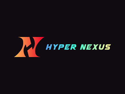 Monogram HN Hyper Nexus Logo Design