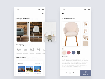 Exploration : Jualan Meubel app card clean design furniture ios mobile mobile app sketch ui ux