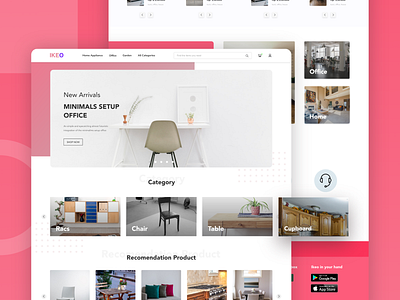 Furniture Web E-Commerce ui